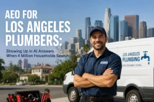 AEO for Los Angeles Plumbers Showing Up in AI Answers